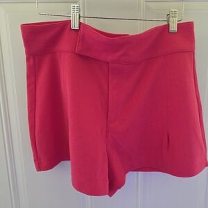 Sincerely Jules High-Waist Pink Tailored Shorts